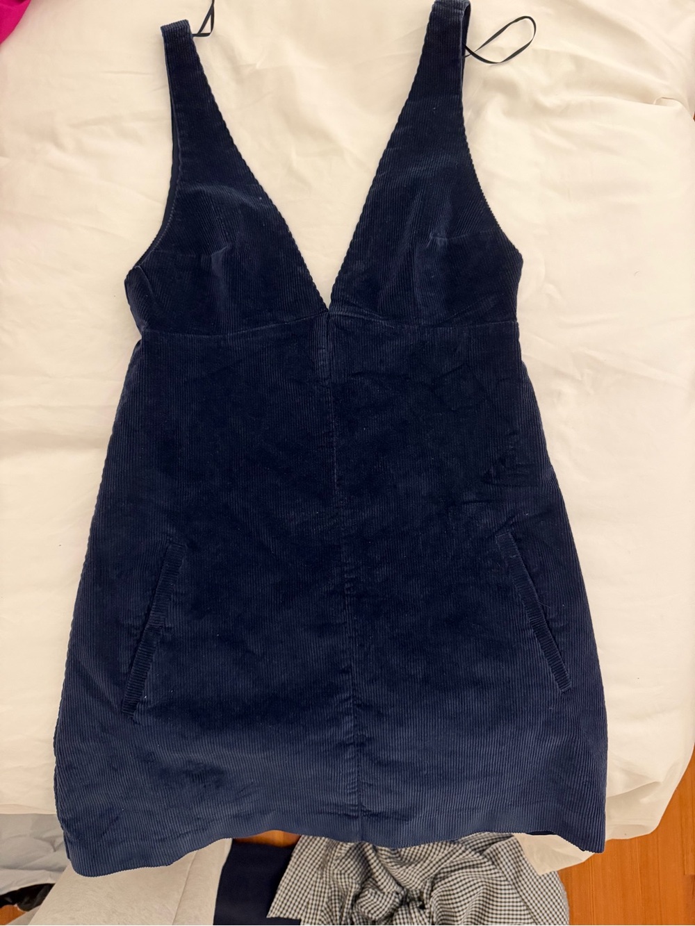 Zara Blue corduroy dress